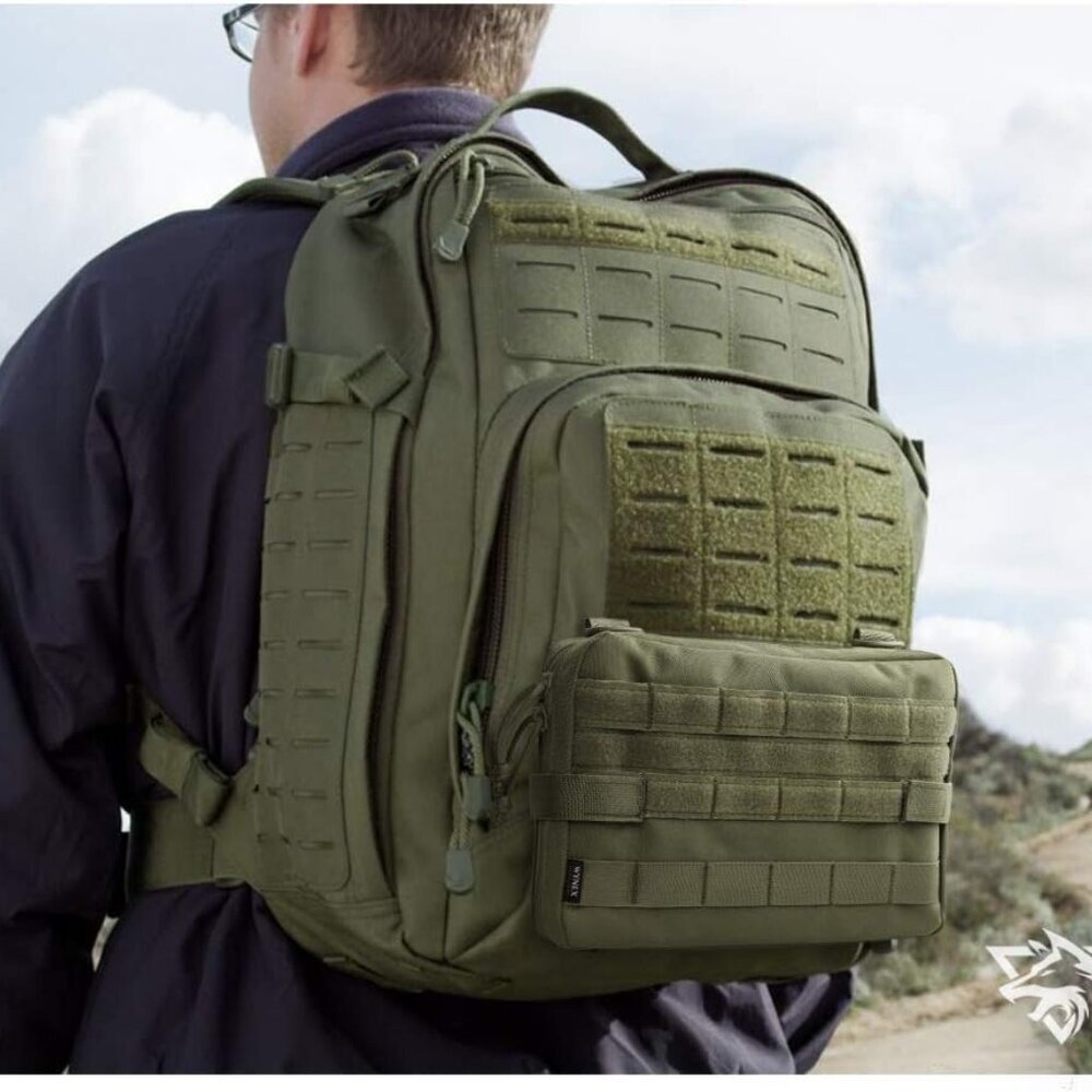 Tactical Admin Molle Pouch, Medical EDC EMT Utility Bag Shell Design Attachment - Picture 7 of 7